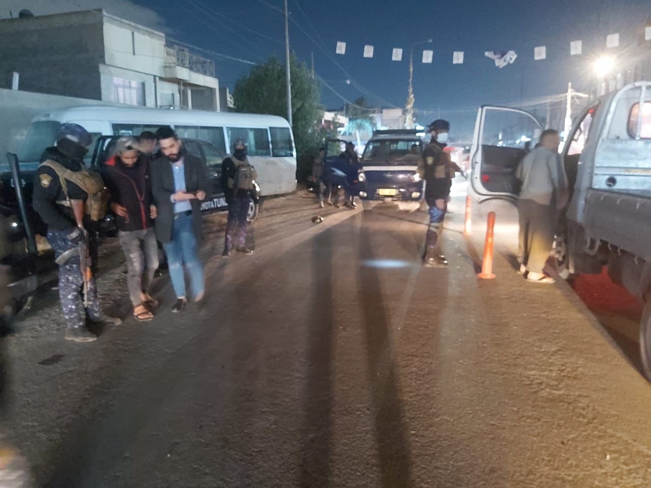 إصابة ضابط وثلاثة منتسبين في الشرطة بانفجار ناسفة في قضاء داقوق بكركوك￼
